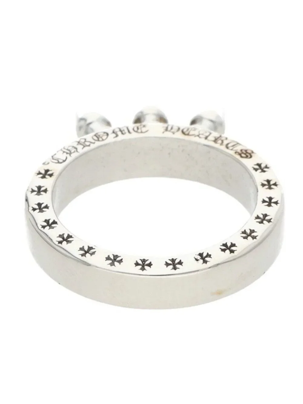 Chrome Hearts Bby Bll Baby Bell Spikes Silver Ring